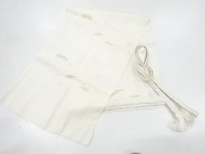 リサイクル　正絹　地紙に松竹梅模様織出し帯揚げ・帯締めセット